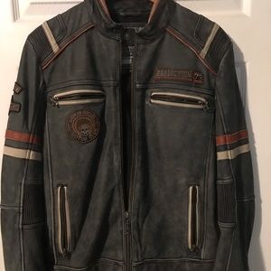 Affliction leather jacket
